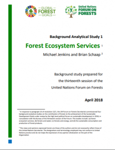 Untapped potential: forest ecosystem services for achieving SDG 15